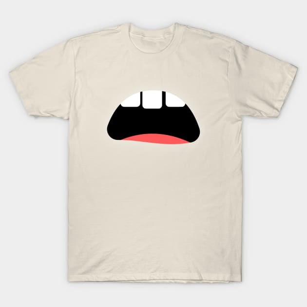 Mouth mask T-Shirt by jurgen